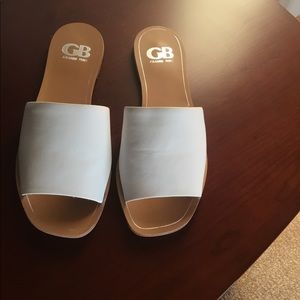 Gianni Bini White Sandals Size 8.5